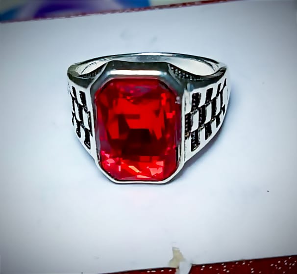 অরিজিনাল রুবি পাথরের আংটি ( ২০৫)